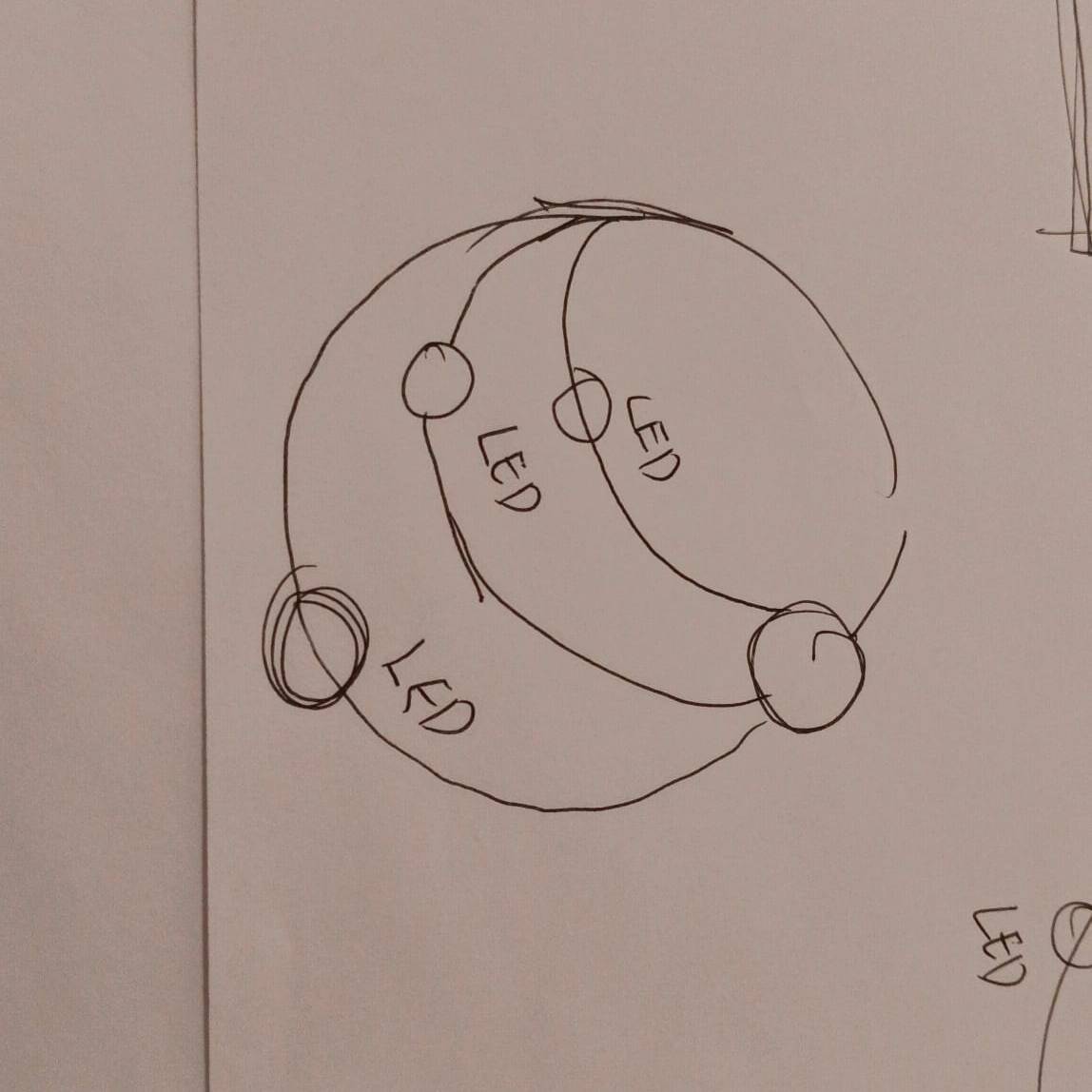 Here is a sketch of me trying another circuit idea.
