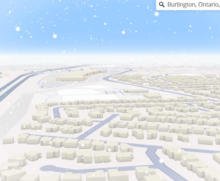 I wanted to try adding some external effects, for example right now im using snow, this was really cool as it affects the way you view the location.