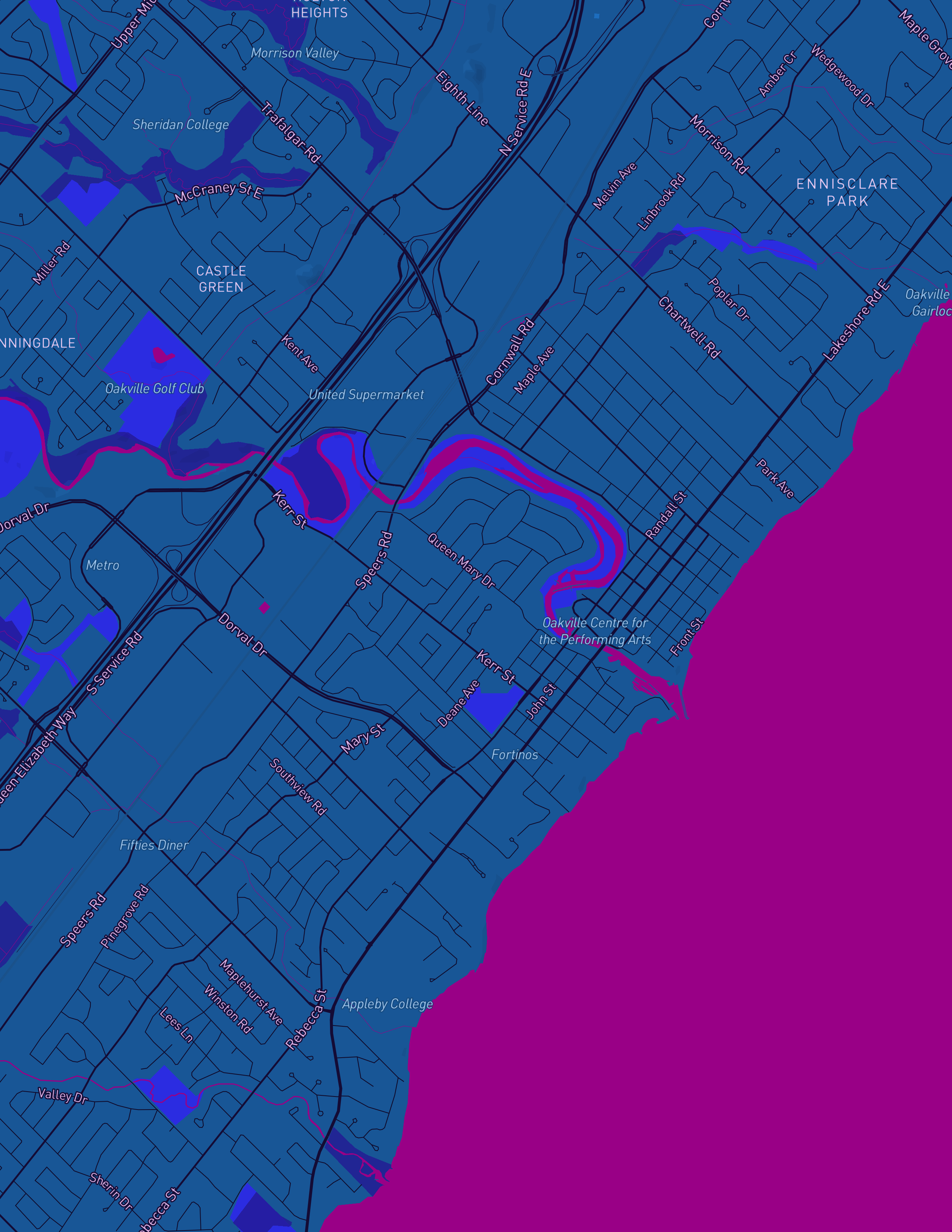 I tried to add the bike route following the tutorial, but it was hard to see.