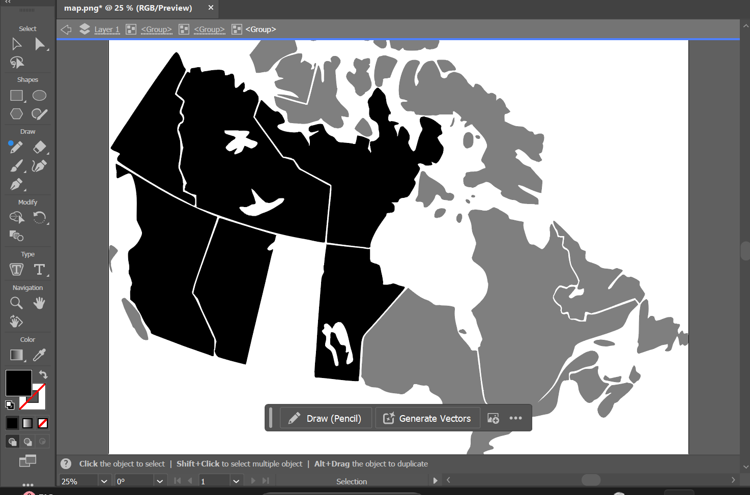 I followed the tutorials from class, editing the layers so that I can remove and change parts of the images.
