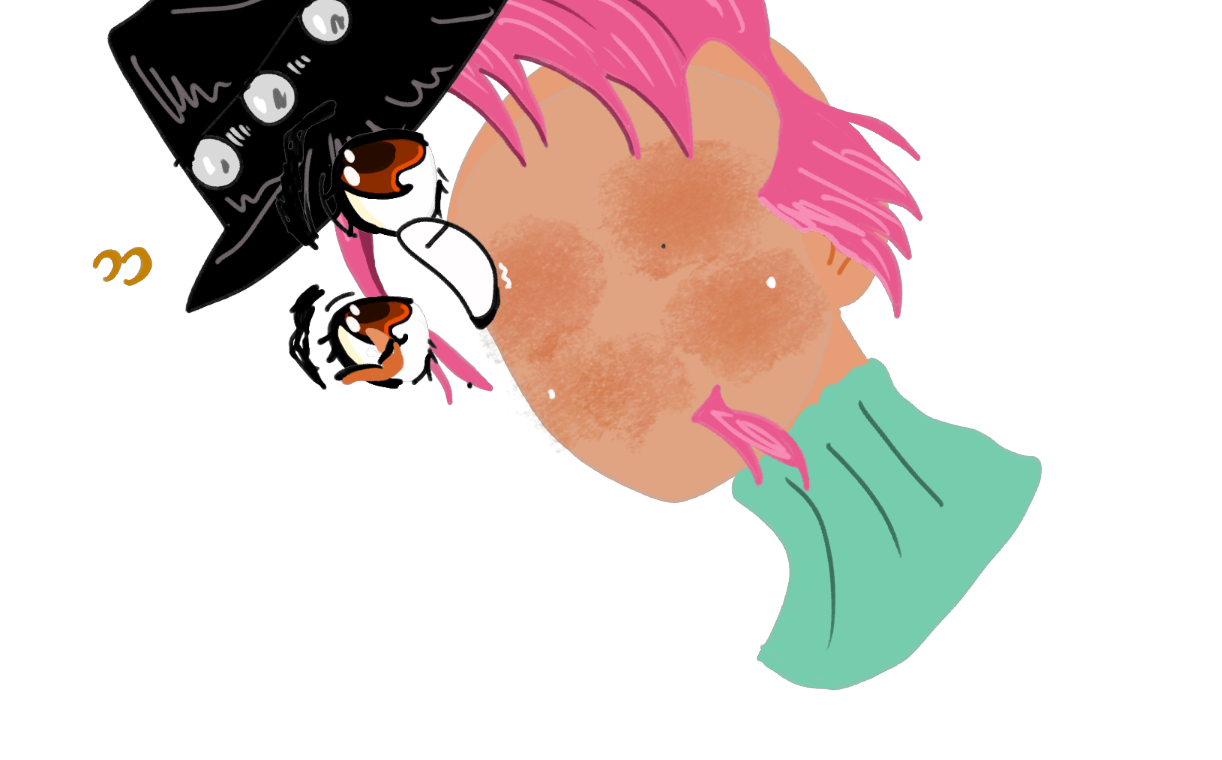 Here all of the layers are all over the place, especially my eyes.