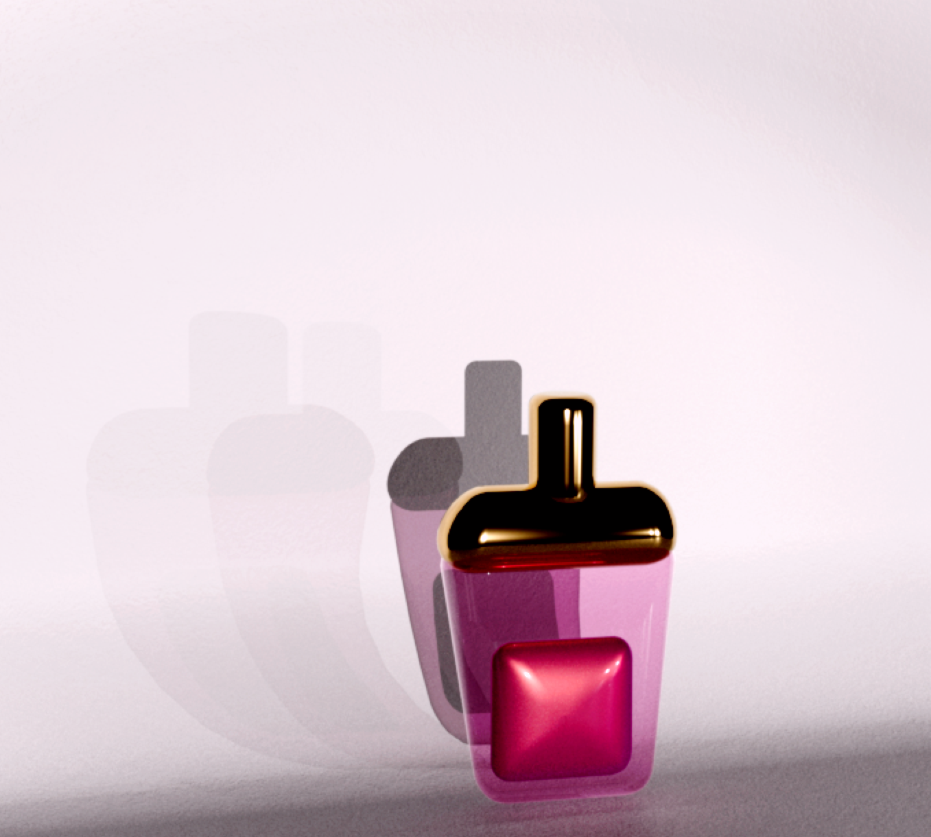 This is a 3D model of my purfume bottle, one of the first designs I tried!